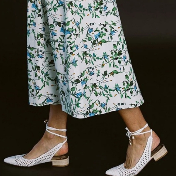 Antonio Melani x Jennifer Sumko Newport Woven Lace-Up Dress Flats - Picture 1 of 7